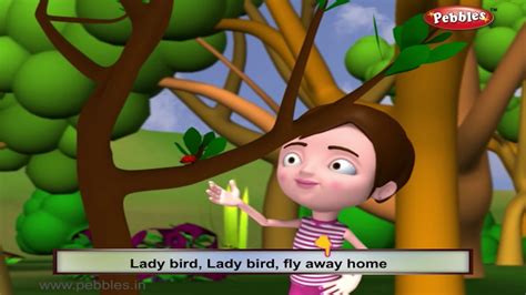 Lady Bird Nursery Rhymes With Lyrics Nursery Poems 3d Nursery