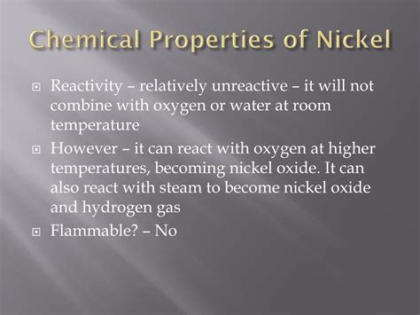 Ppt Nickel Powerpoint Presentation Free Download Id2406527