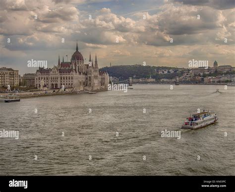 Budapest Hungary April Hungarian Parliament Building By