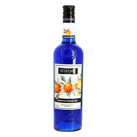 Liqueur De Curaçao Bleu Par Distillerie Vedrenne Fabrication Française