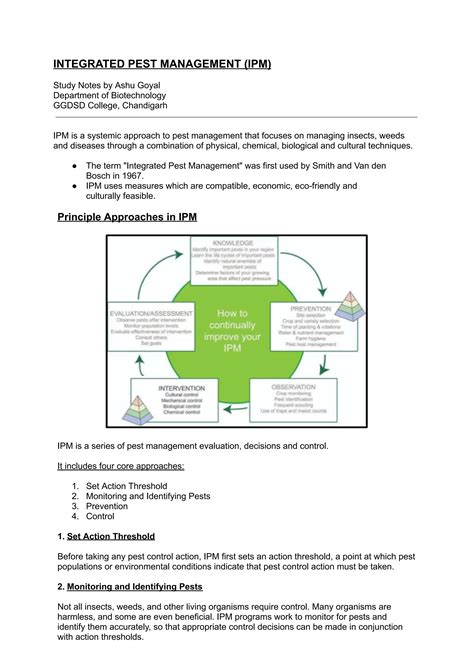 Integrated Pest Management A Holistic Approach To Managing Pests Pdf