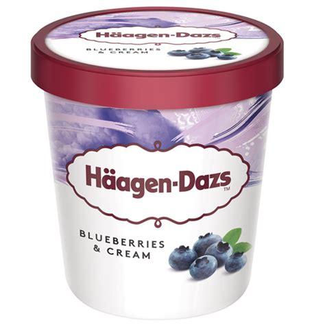 Haagen Dazs Blueberries And Cream Uk Frozen Food