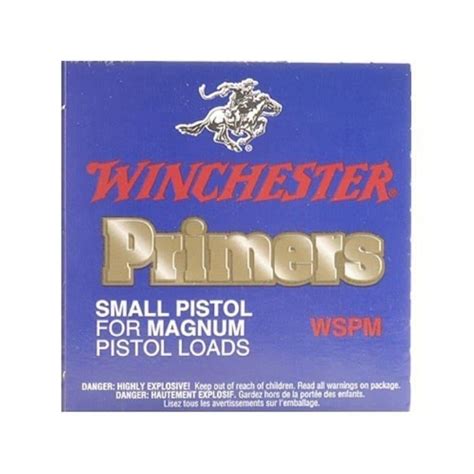 Winchester Reloading Small Pistol Magnum Primers By Winchester At Fleet