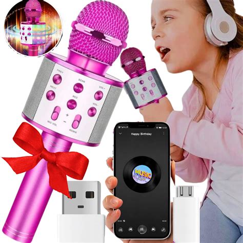 Mikrofon Karaoke Dla Dzieci Bezprzewodowy G O Nik Bluetooth Prezent