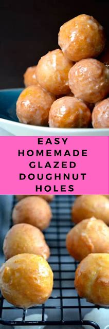 Easy Homemade Glazed Doughnut Holes Delish Kitchen