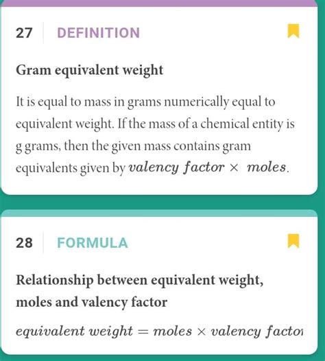 Gram Equivalents