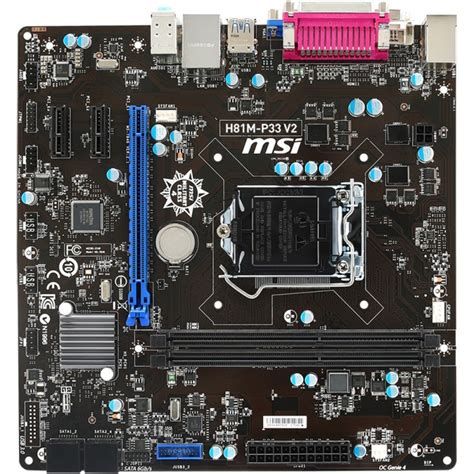 Placa De Baza MSI H81M P33 V2 LGA1150 Military Class 4