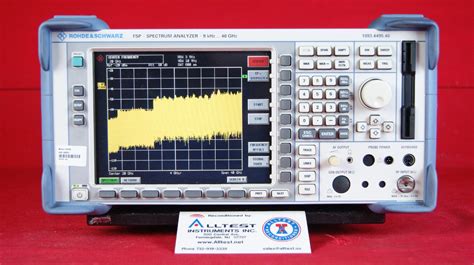 Fsp Rohde And Schwarz Alltest Instruments