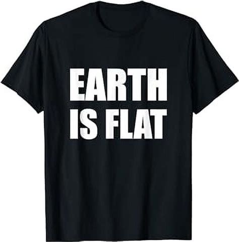 Earth Is Flat T Shirt Walmart