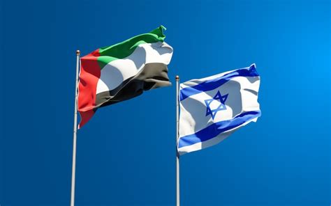 Premium Photo Beautiful National State Flags Of Israel And United