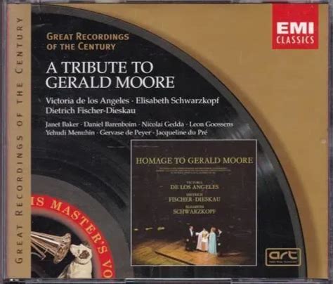 A Tribute To Gerald Moore 2xcd Dietrich Fischer Dieskau Eur 1511