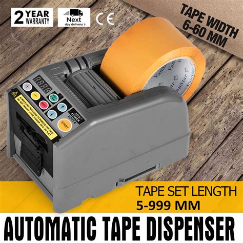 ZCUT-9 Automatic Electric Tape Dispenser Tape Cutter 6-60mm 6 Length | eBay