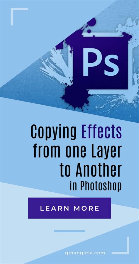 How To Copy Effects From One Layer To Another In Photoshop