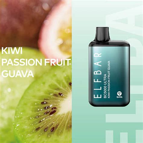 ELF BAR BC5000 Ultra Kiwi Passion Fruit Guava 5 Nikotin Einweg E