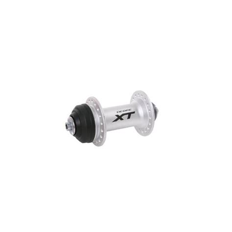 Buy Shimano Deore XT Front Hub 36G Ø5x100mm Disc CL Silver at HBS