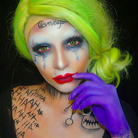 Get Creepy With This Spooky Joker Halloween Makeup Joker Halloween