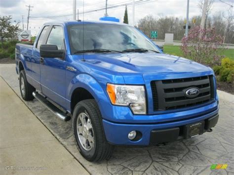 2009 Blue Flame Metallic Ford F150 Stx Supercab 4x4 48867064 Photo 10 Car