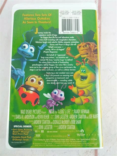 Disney Pixar A Bug S Life Vhs Gold Collection By