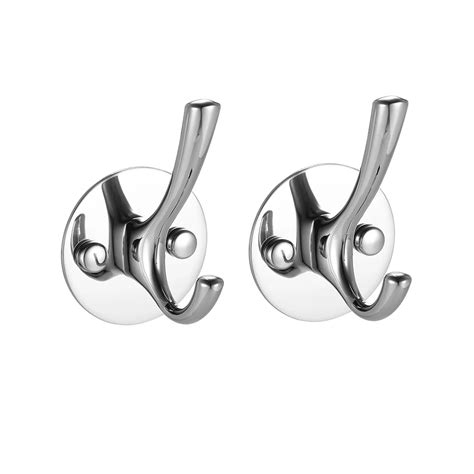 2pcs Bathroom Wall Mounted Hooks High Quality Stainless Steel Hooks