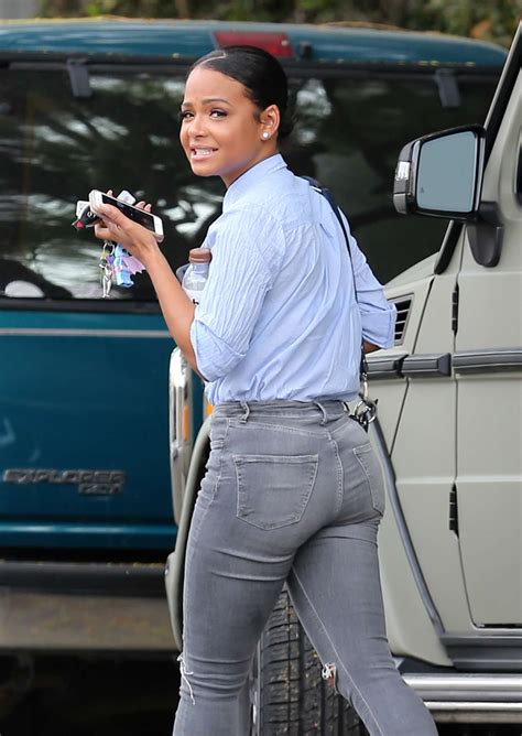 Christina Milian In Tight Jeans Out In Los Angeles Gotceleb