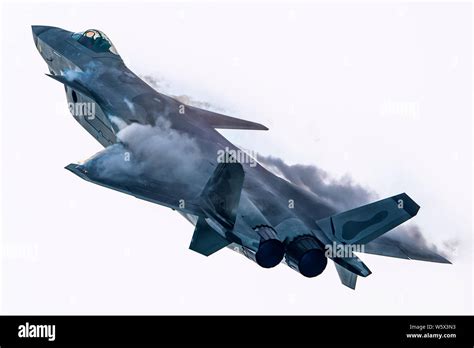 A J 20 Stealth Fighter Jet Of The Chinese Peoples Liberation Army Pla