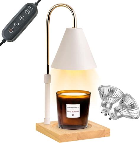 Amazon Fgenki Candle Warmer Lamps Wood Base Adjustable Height