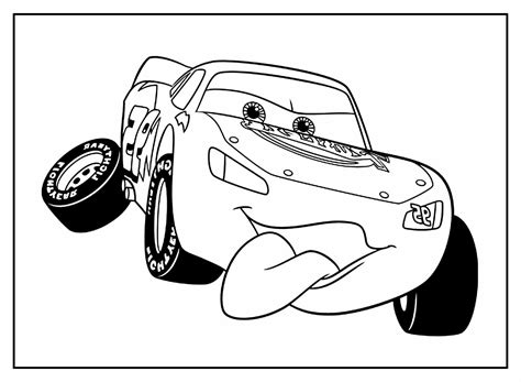Desenhos Do Filme Carros - Desenhos do filme Carros para Colorir e Imprimir