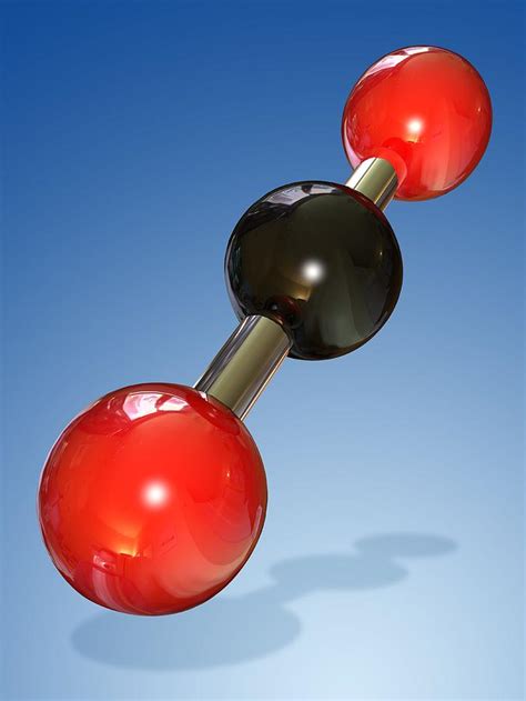 Co2 Molecule Model