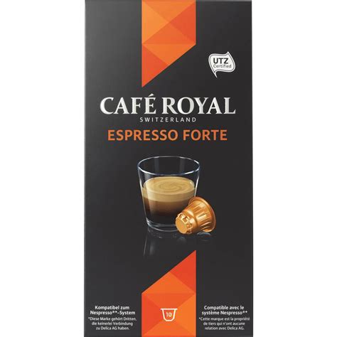 Cafe Royal Coffee Capsules Espresso Forte 10 Pack Woolworths