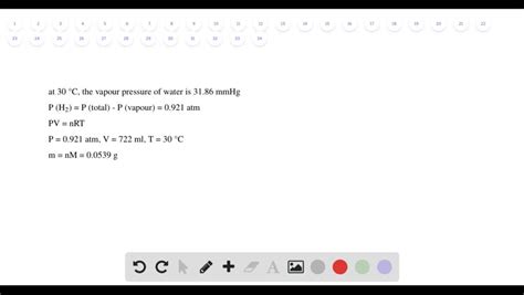 Hydrogen Produced From Hydrolysis Reaction Was Collec Solvedlib