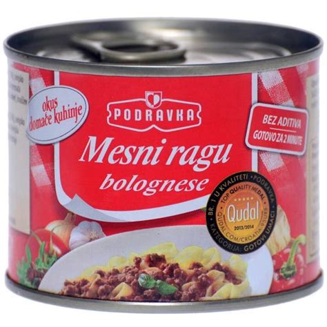 Podravka Mesni Ragu Bolognese Lim 200 G Bazzar Hr