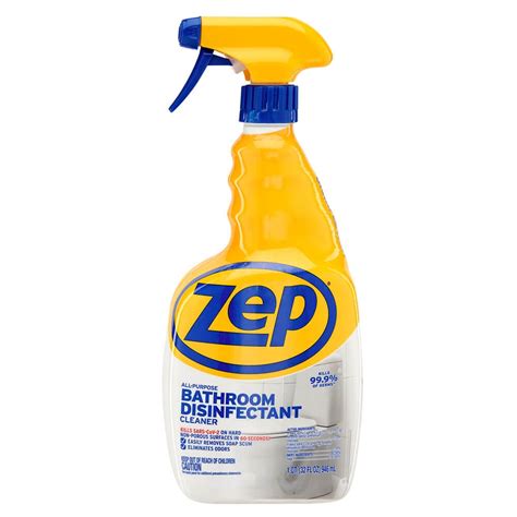 Zep All Purpose Bathroom Disinfectant Cleaner 32 Oz