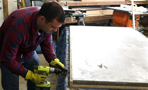 How To Make A DIY Concrete Dining Table - DIY Pete