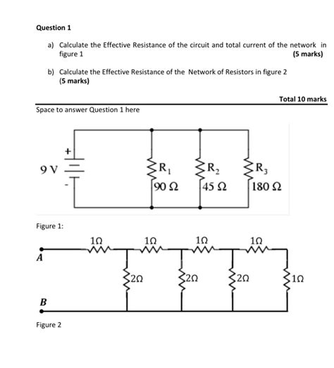 Solved Question A Calculate The Effective Resistance Of Chegg