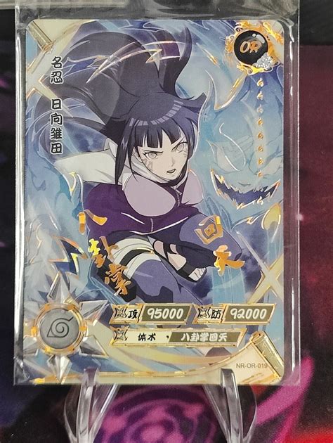 Naruto Kayou Tcg Hinata Hyuga Nr Or Ebay