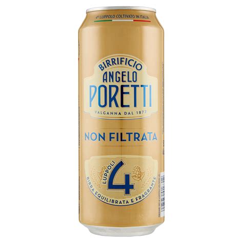 Birra Luppoli Non Filtrata Cl Lattina Angelo Poretti Dambros