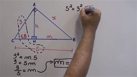 AULA 5 Exercícios envolvendo relações métricas no triângulo retângulo