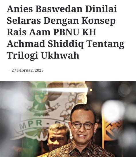 Relawan ABW On Twitter Https Relawananies Id 2023 02 27 Anies