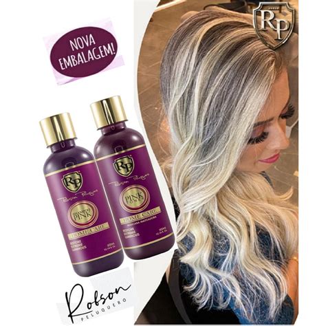 Matizador Robson Peluquero Promoção Pink RP Efeito Loiro Champanhe