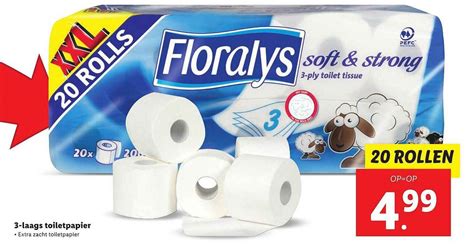 Floralys Laags Toiletpapier Aanbieding Bij Lidl