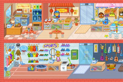 App for children "Pepi super stores" :: Behance