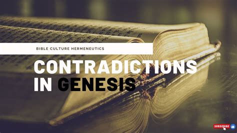 More Contradictions In Genesis 1 And 2 Youtube