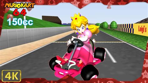 Mario Kart 64 For N64 ⁴ᴷ Full Playthrough All Cups 150cc Peach