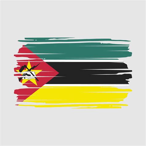 Mozambique Flag Brush Vector 20471436 Vector Art At Vecteezy