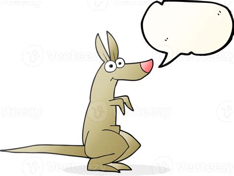 Speech Bubble Cartoon Kangaroo 36493131 Png