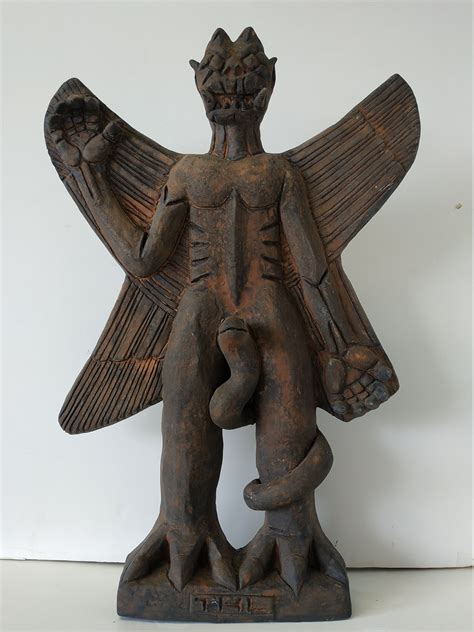 Large Powerful Pazuzu Demon Statue by Artist Ting Hua Liu ,18.5x12x2.25 ...