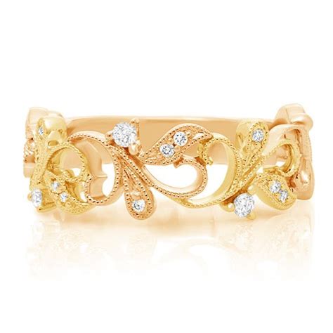 Filigree Flower Band Uncategorized Flower Band Diamond Bands