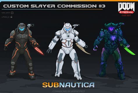 ArtStation - Skin Pack #3 (Doom / Subnautica)