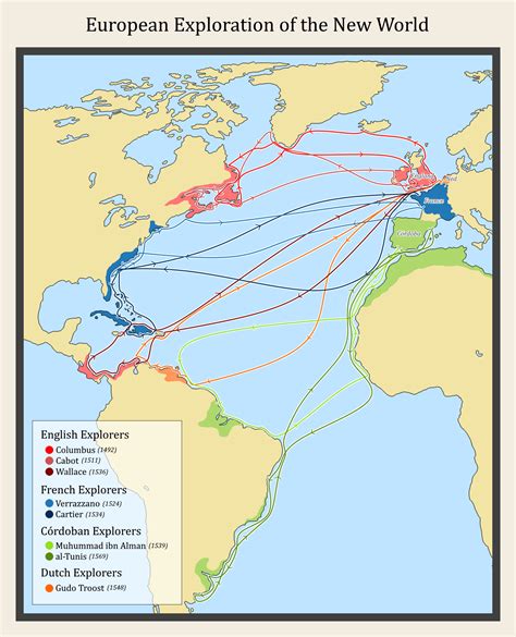 Maps Of European Explorations