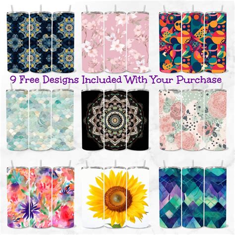 Marble Tumbler Wrap Bundle Png Svg Sublimation Designs Oz